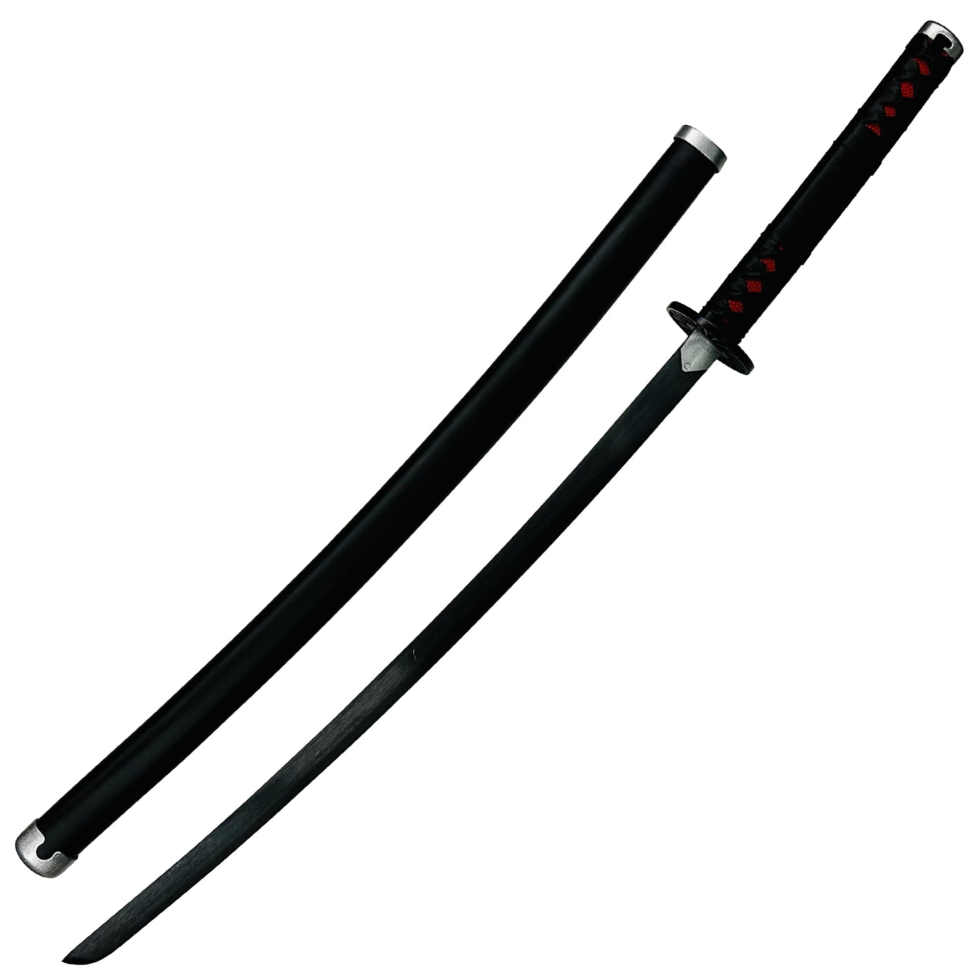 Demon slayer Tanjiro Kamado Nichirin Blade Black Katana Sword-1