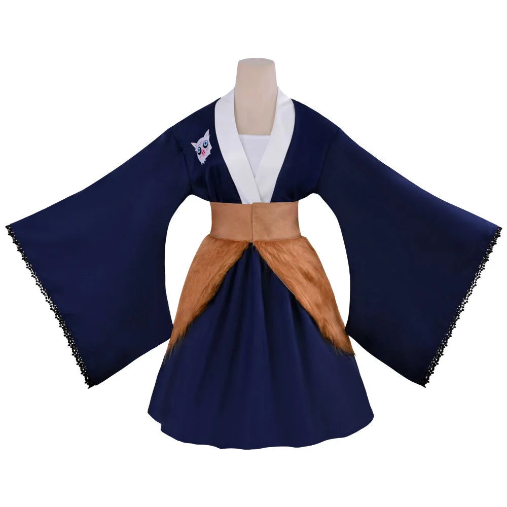 Inosuke, Tanjiro, Zenitsu, Nezuko & Shinobu Cosplay Costume – Lolita Maid Dress | Crunchyroll