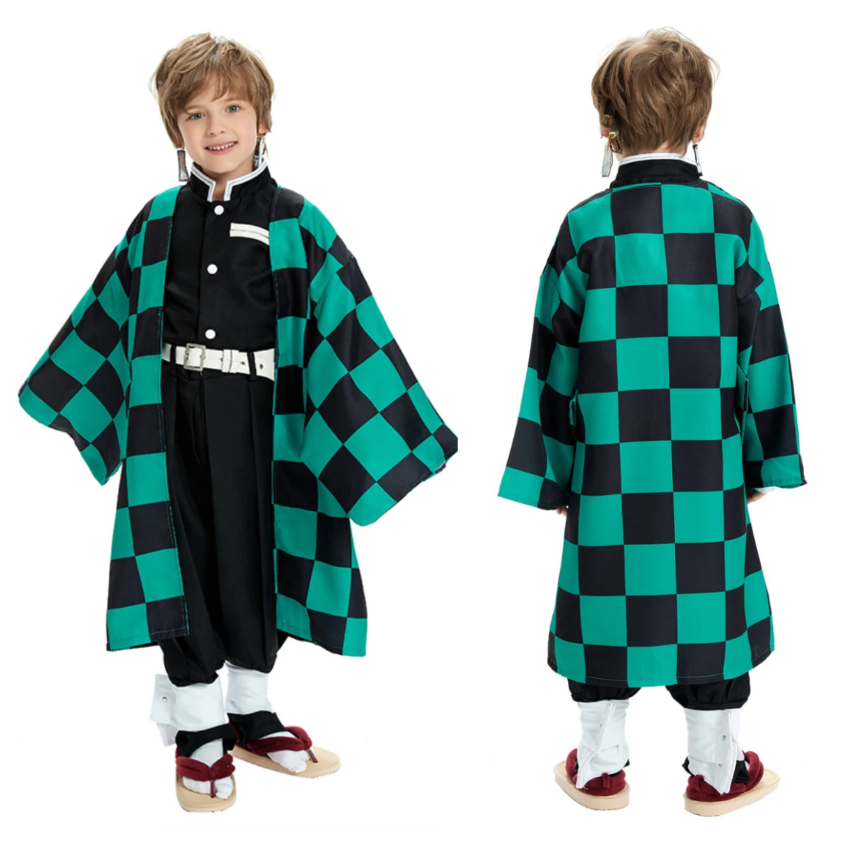 Kamado Tanjiro Cosplay Costume – Demon Slayer Anime Cosplay | Crunchyroll