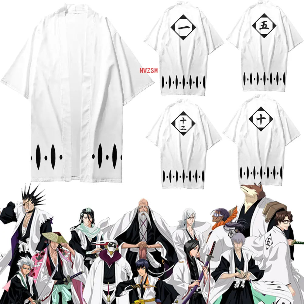 Gotei 13 Cloak Robe Cosplay | Bleach Anime Costume | Crunchyroll