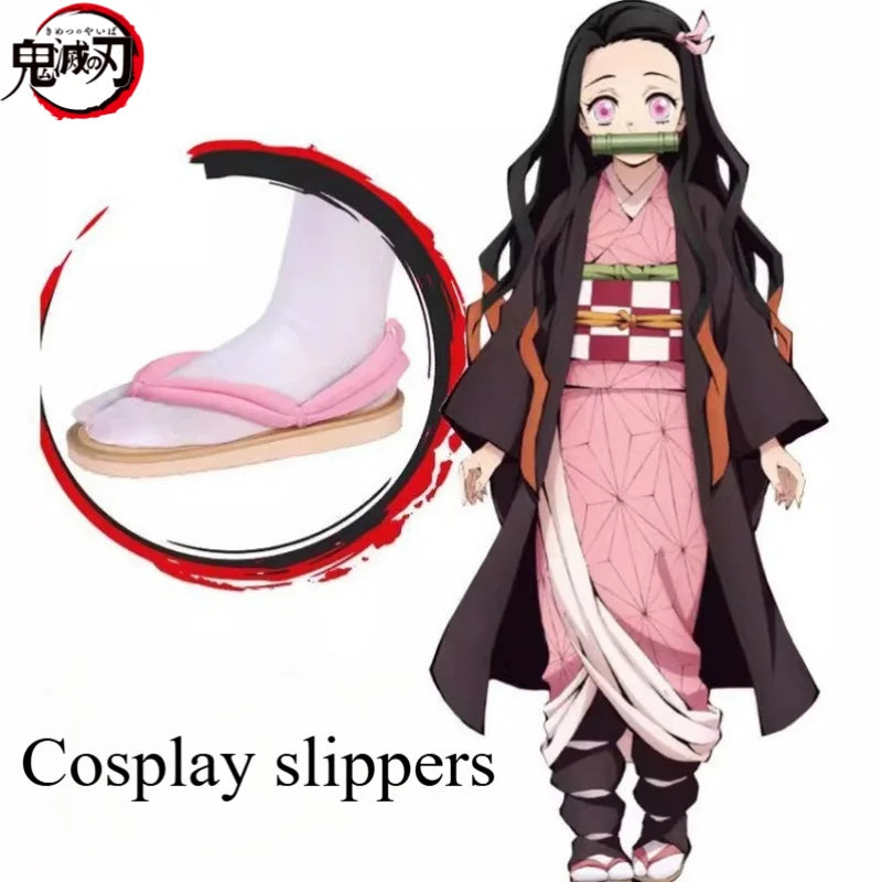 Demon Slayer Tanjiro & Nezuko Cosplay Slippers | Anime Merchandise l Crunchyroll