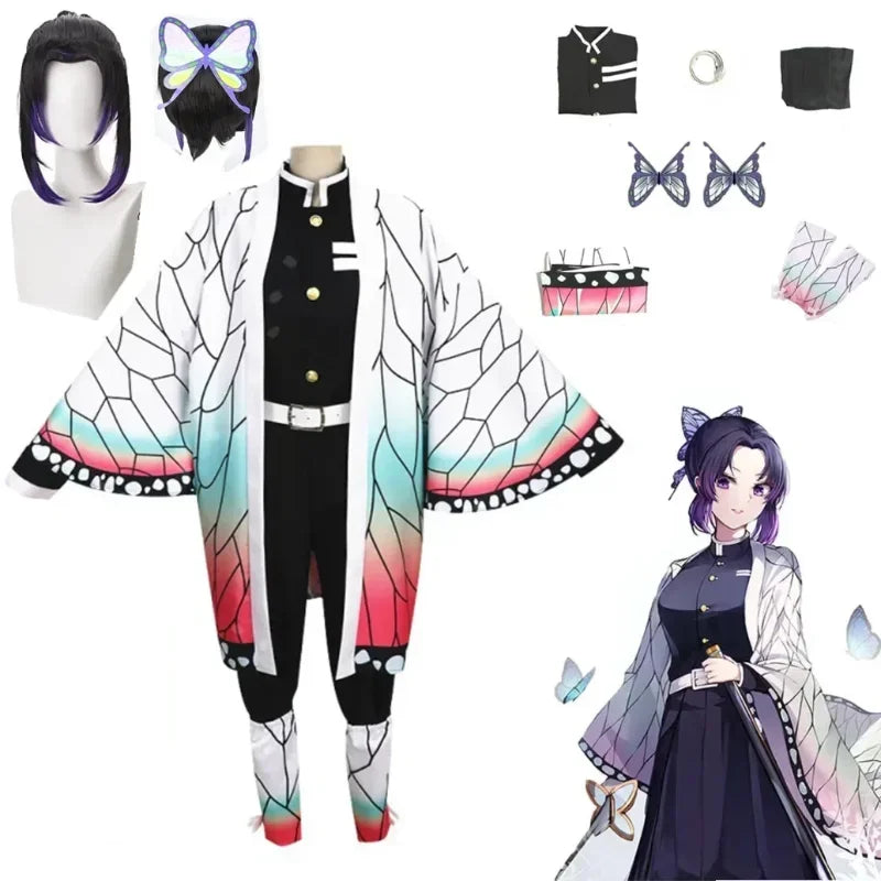 Kochou Shinobu Cosplay Costume – Demon Slayer Outfit | Crunchyroll