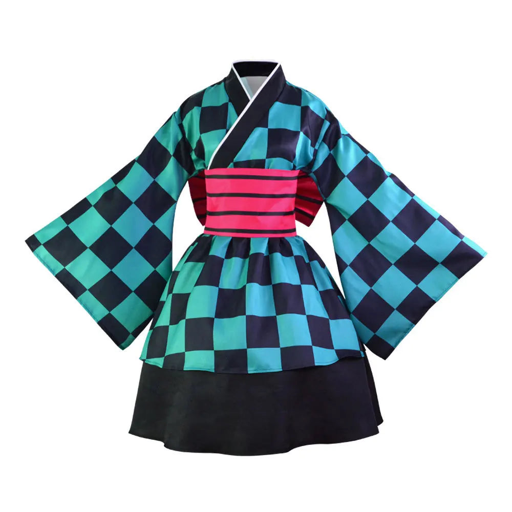 Inosuke, Tanjiro, Zenitsu, Nezuko & Shinobu Cosplay Costume – Lolita Maid Dress | Crunchyroll