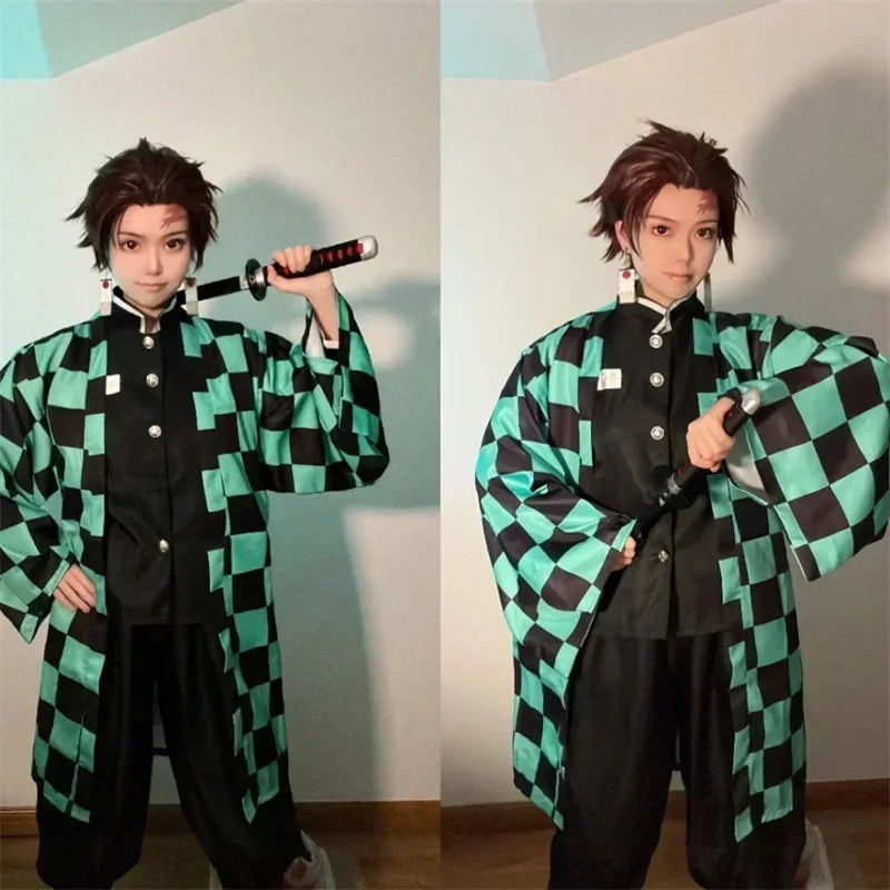Kamado Tanjiro Cosplay Costume – Demon Slayer Anime Cosplay | Crunchyroll