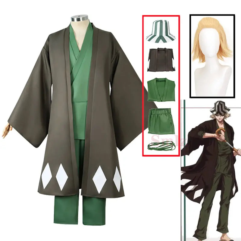 Kisuke Urahara Cosplay Costume | Bleach Anime Merchandise | Crunchyroll