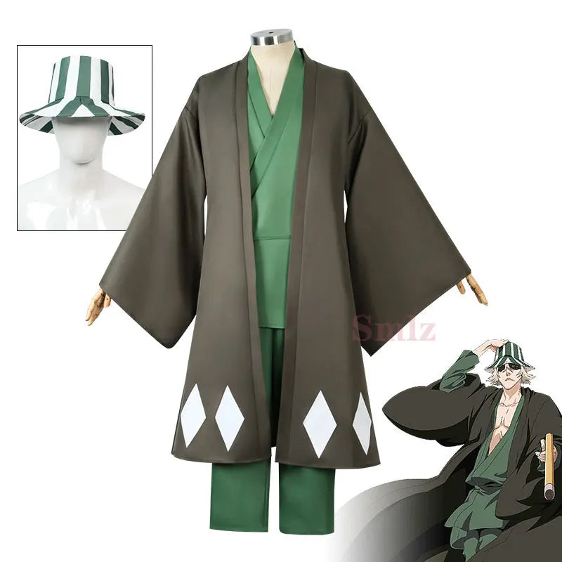 Kisuke Urahara Cosplay Costume | Bleach Anime Merchandise | Crunchyroll