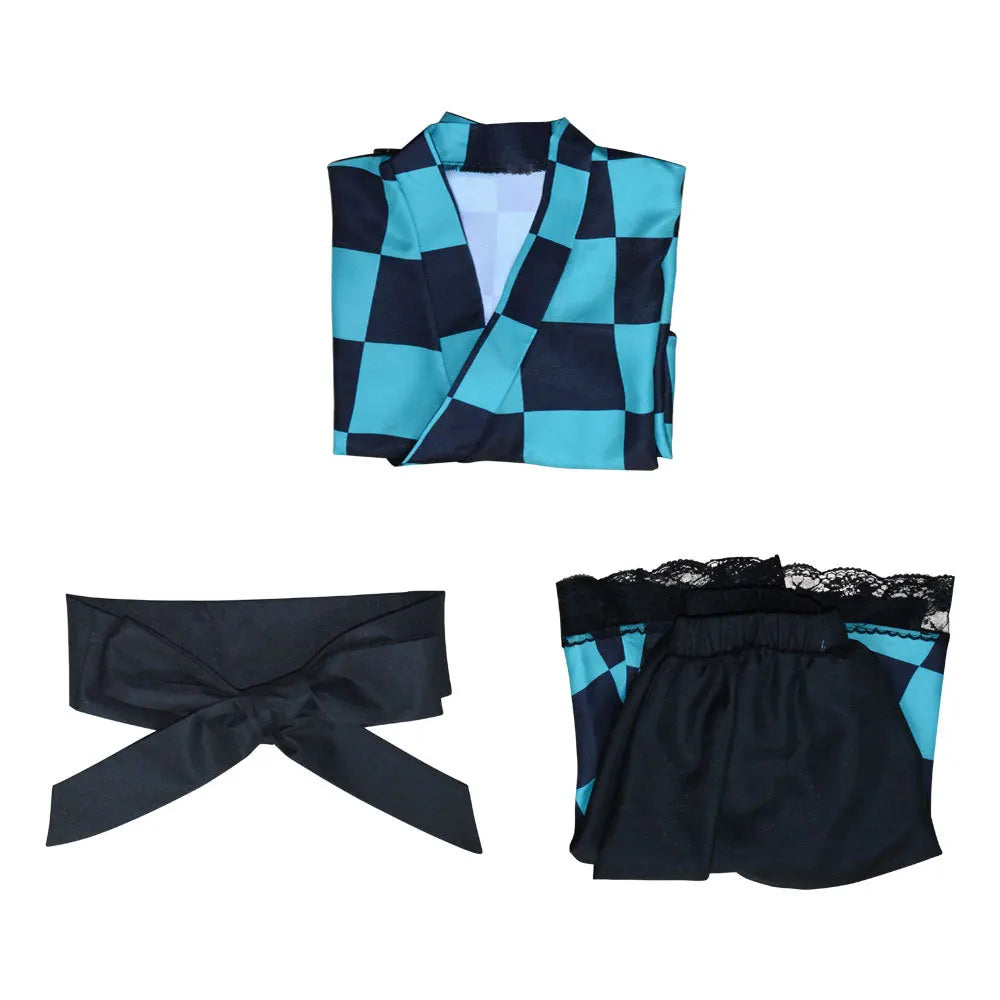 Inosuke, Tanjiro, Zenitsu, Nezuko & Shinobu Cosplay Costume – Lolita Maid Dress | Crunchyroll
