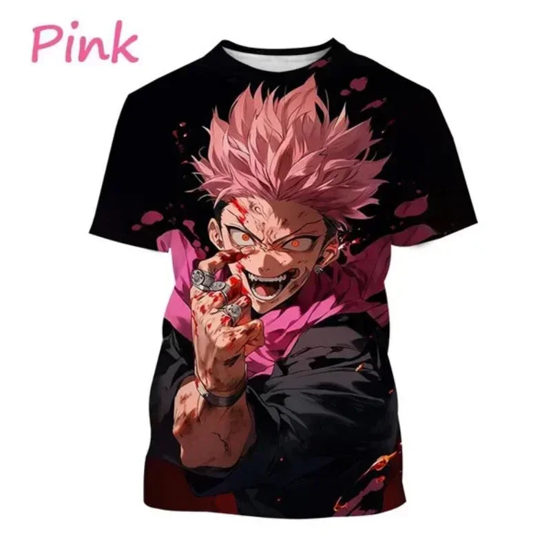 Gojo Satoru, Itadori Yuji & Sukuna 3D Print T-Shirt – Jujutsu Kaisen Anime Streetwear | Crunchyroll