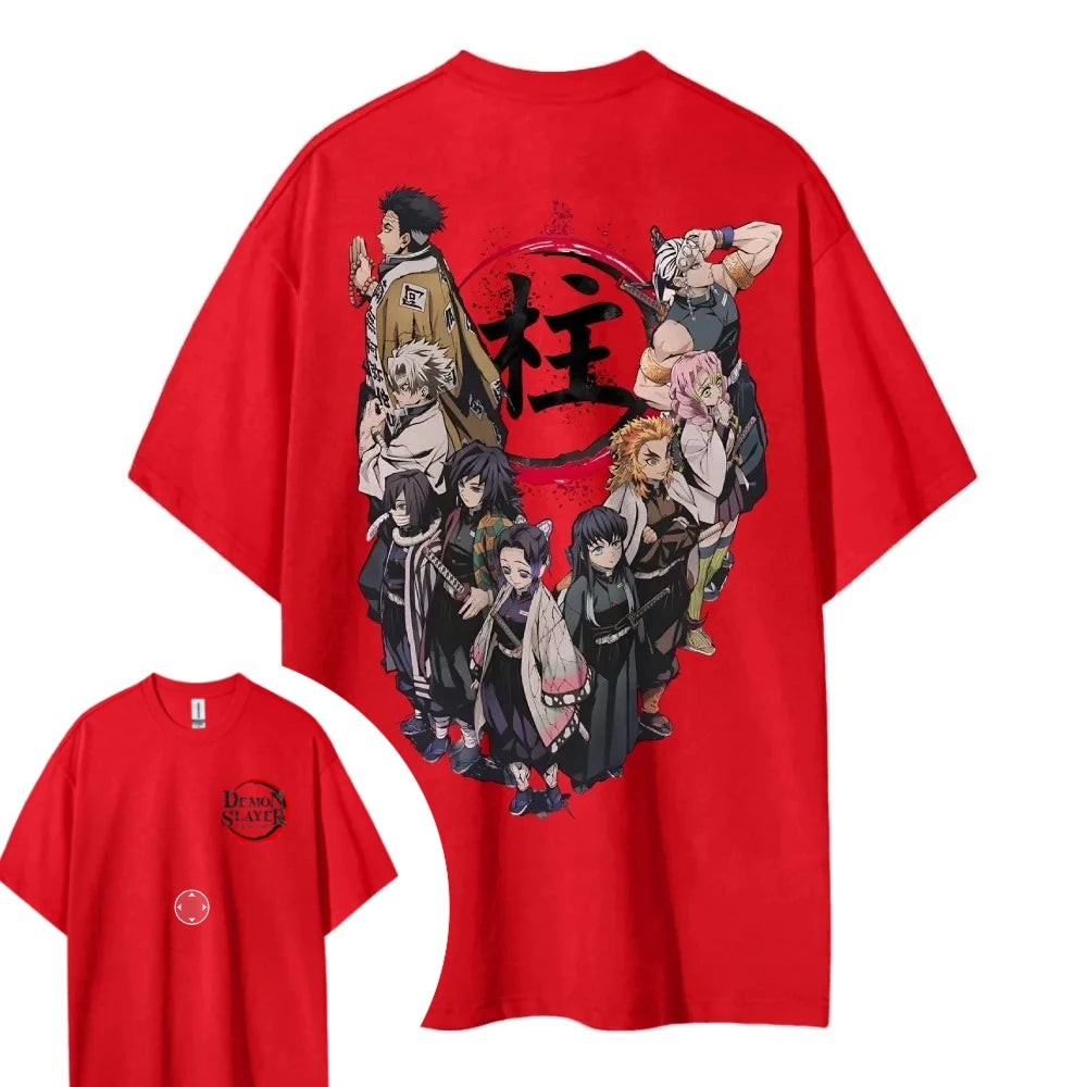 Demon Slayer T-Shirt – Official Bandai Short-Sleeve Unisex Anime Casual Top | Crunchyroll