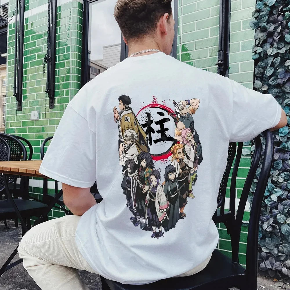 Demon Slayer T-Shirt – Official Bandai Short-Sleeve Unisex Anime Casual Top | Crunchyroll