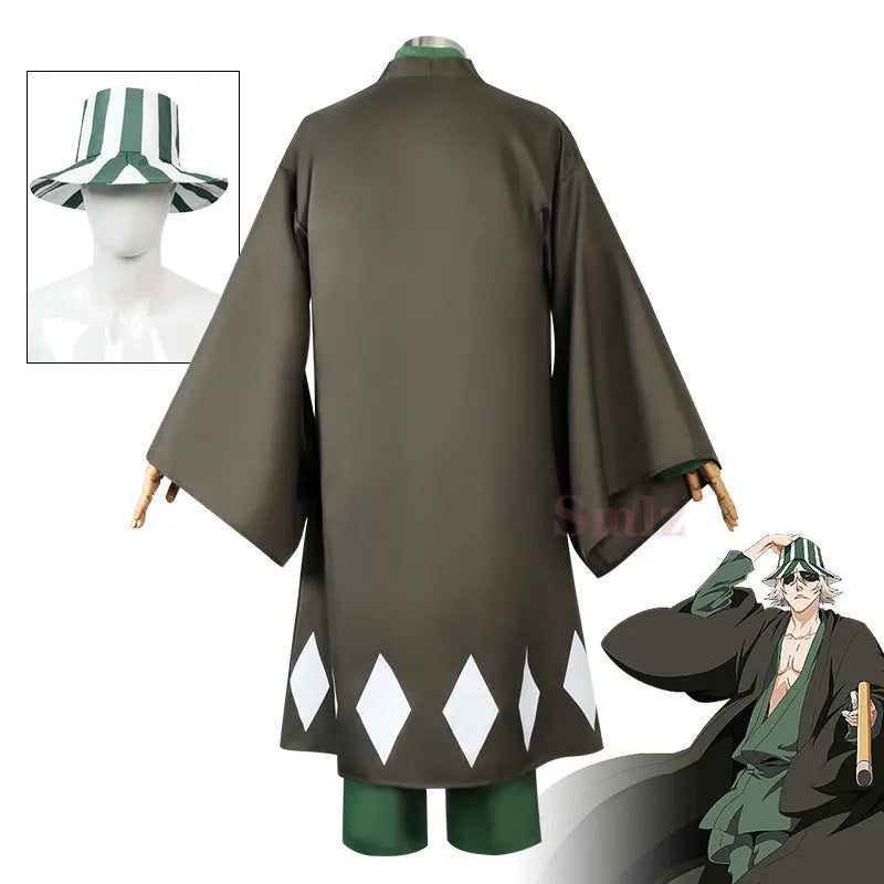 Kisuke Urahara Cosplay Costume | Bleach Anime Merchandise | Crunchyroll