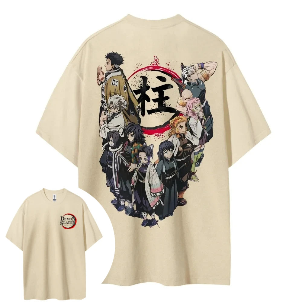 Demon Slayer T-Shirt – Official Bandai Short-Sleeve Unisex Anime Casual Top | Crunchyroll