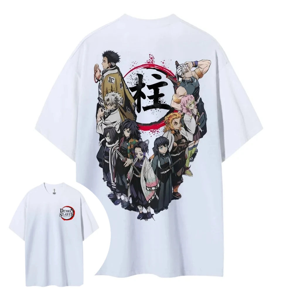 Demon Slayer T-Shirt – Official Bandai Short-Sleeve Unisex Anime Casual Top | Crunchyroll