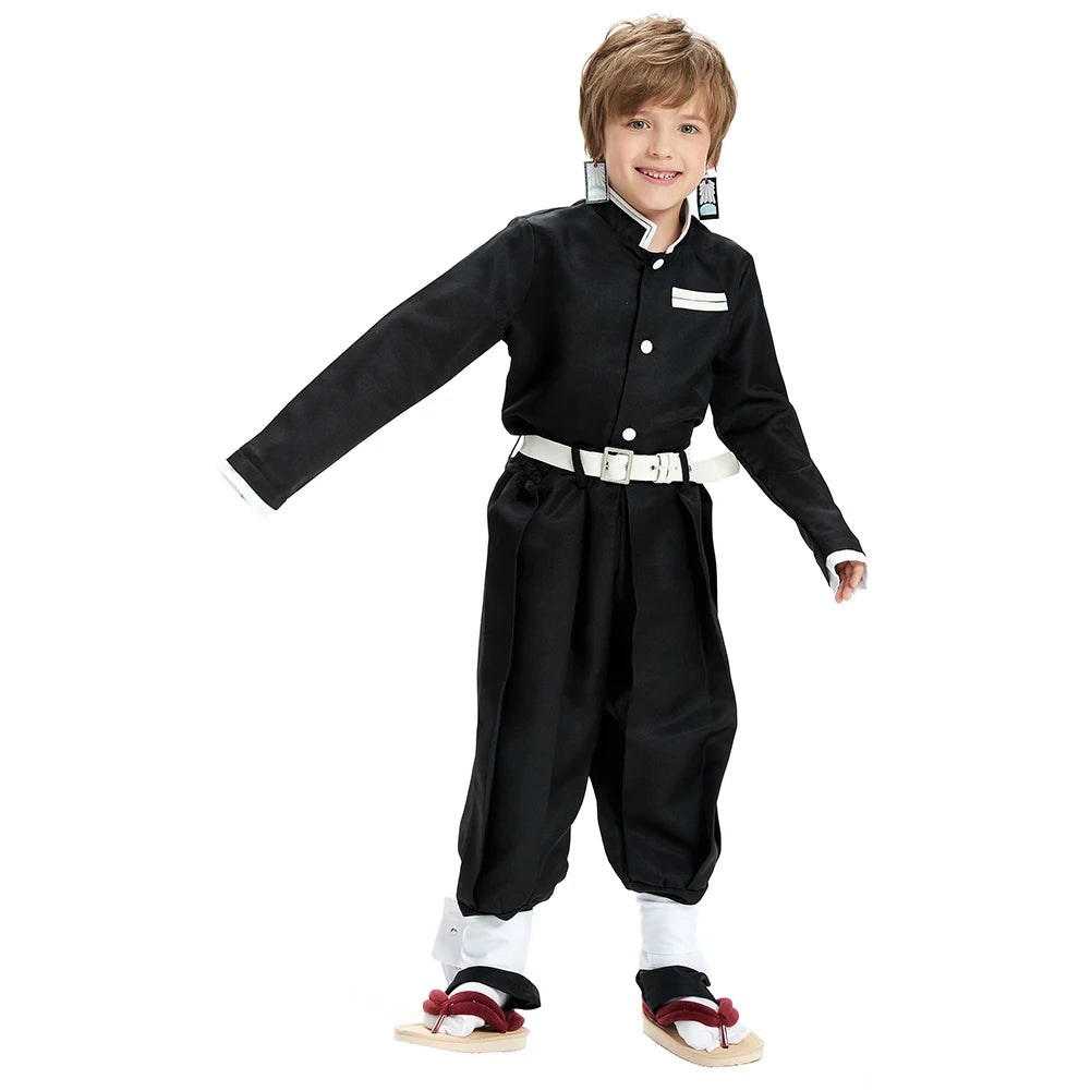 Kamado Tanjiro Cosplay Costume – Demon Slayer Anime Cosplay | Crunchyroll