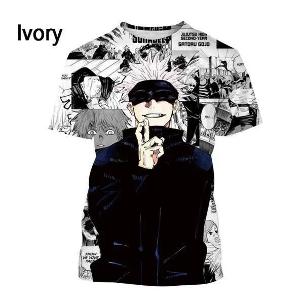 Jujutsu Kaisen 3D Printed T-Shirt – Official Anime Streetwear | Crunchyroll