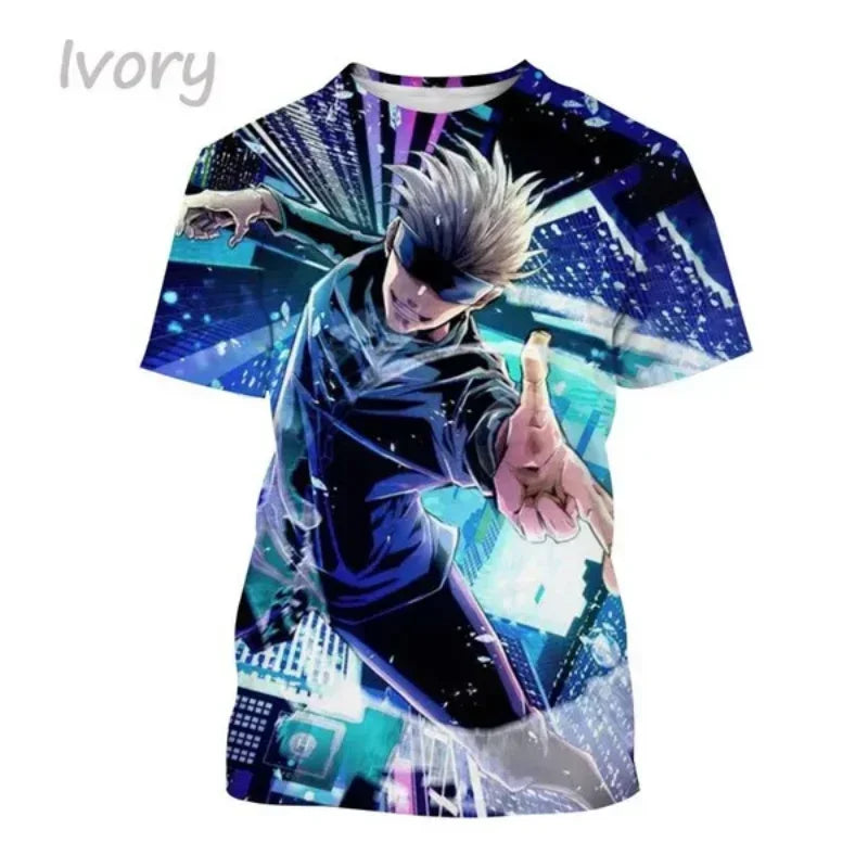 Gojo Satoru, Itadori Yuji & Sukuna 3D Print T-Shirt – Jujutsu Kaisen Anime Streetwear | Crunchyroll