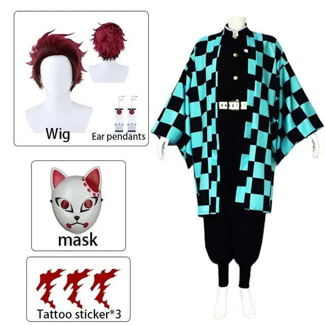 Tanjiro Cosplay Costume – Demon Slayer Kamado Tanjirou Outfit | Crunchyroll