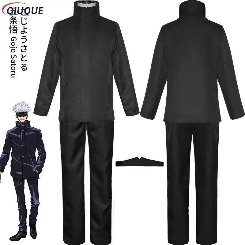 Blue Gojo Satoru Cosplay Costume with Eye Patch | Jujutsu Kaisen Anime | Crunchyroll