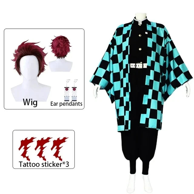 Tanjiro Cosplay Costume – Demon Slayer Kamado Tanjirou Outfit | Crunchyroll
