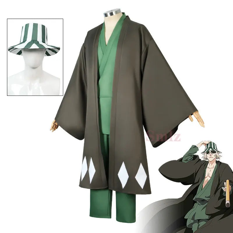 Kisuke Urahara Cosplay Costume | Bleach Anime Merchandise | Crunchyroll