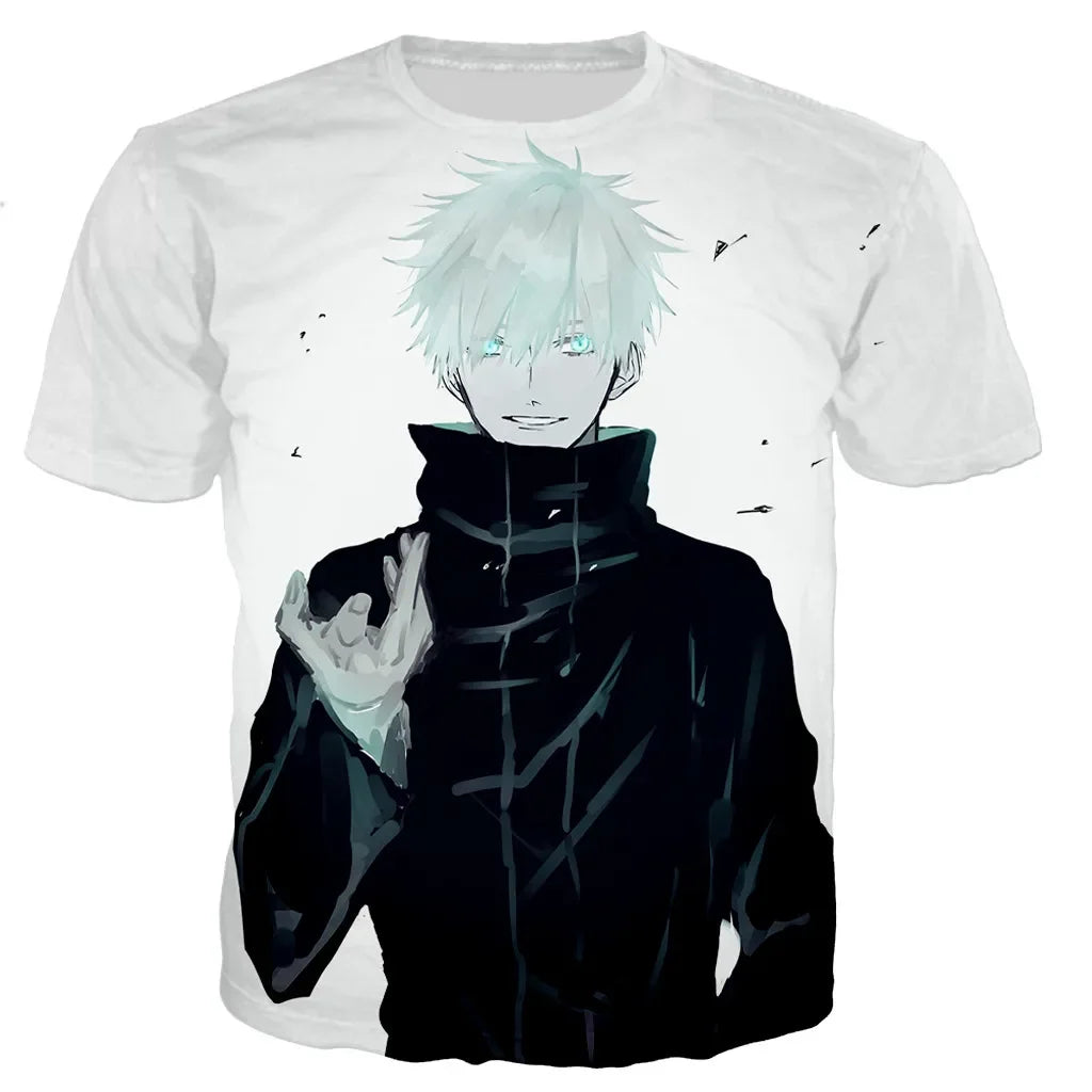 Gojo Satoru T-Shirt – Jujutsu Kaisen Anime Graphic Tee | Crunchyroll