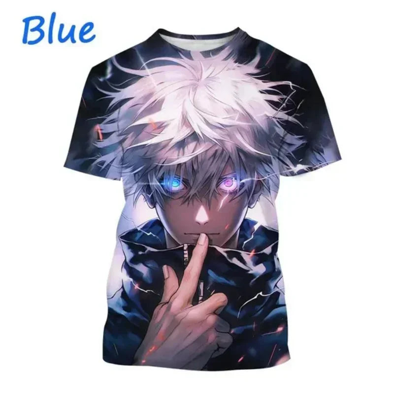 Gojo Satoru, Itadori Yuji & Sukuna 3D Print T-Shirt – Jujutsu Kaisen Anime Streetwear | Crunchyroll