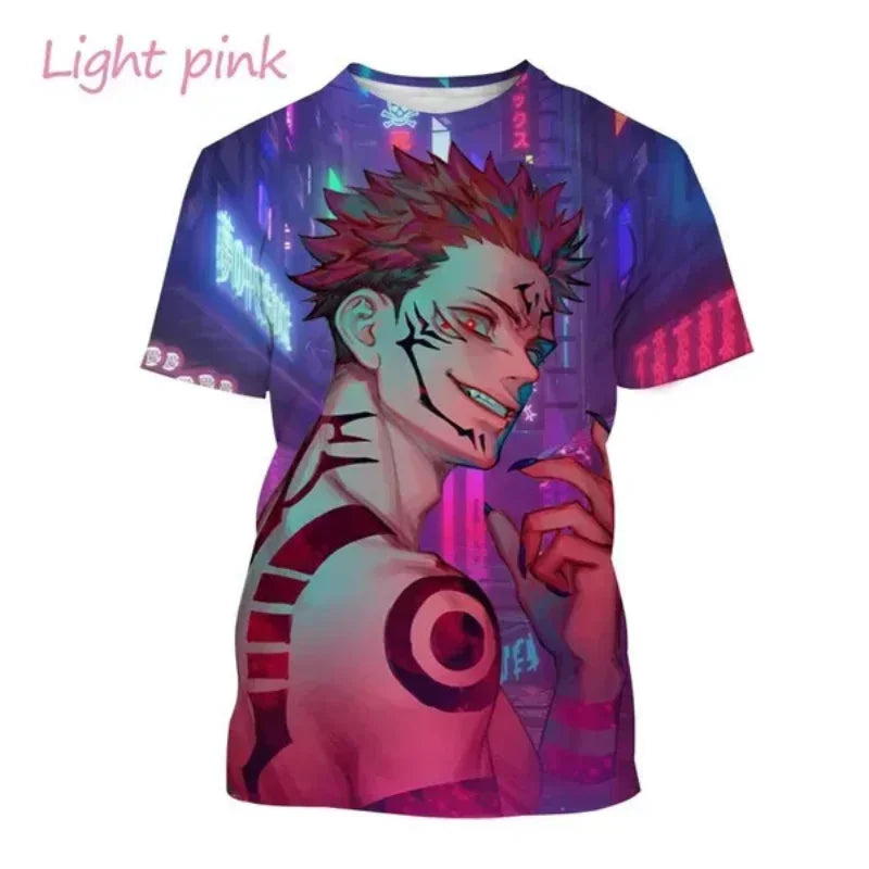 Gojo Satoru, Itadori Yuji & Sukuna 3D Print T-Shirt – Jujutsu Kaisen Anime Streetwear | Crunchyroll
