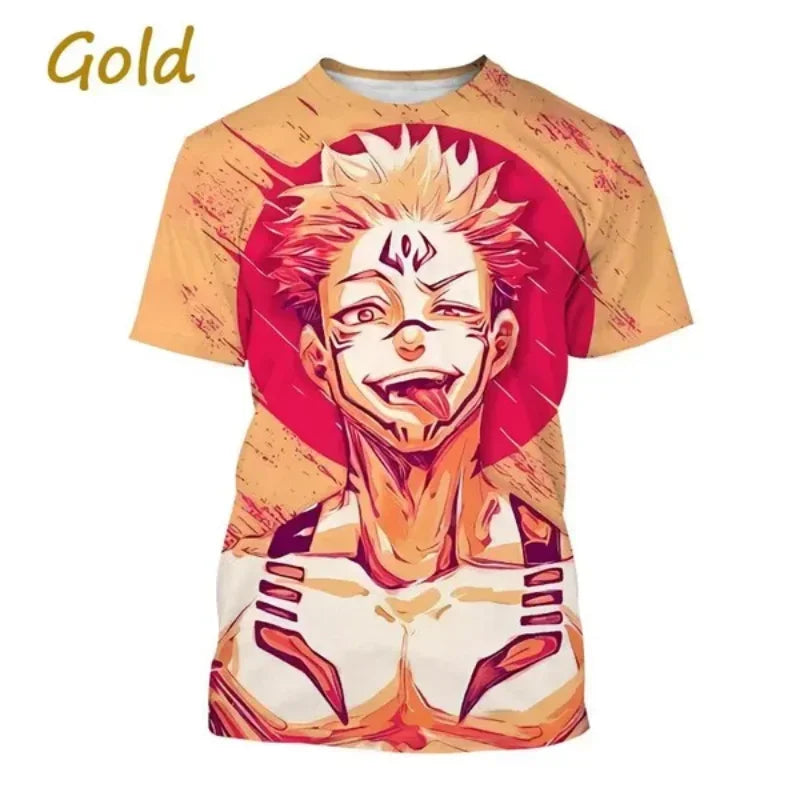 Gojo Satoru, Itadori Yuji & Sukuna 3D Print T-Shirt – Jujutsu Kaisen Anime Streetwear | Crunchyroll
