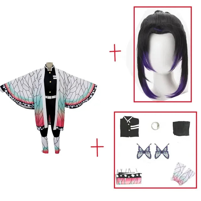 Kochou Shinobu Cosplay Costume – Demon Slayer Outfit | Crunchyroll