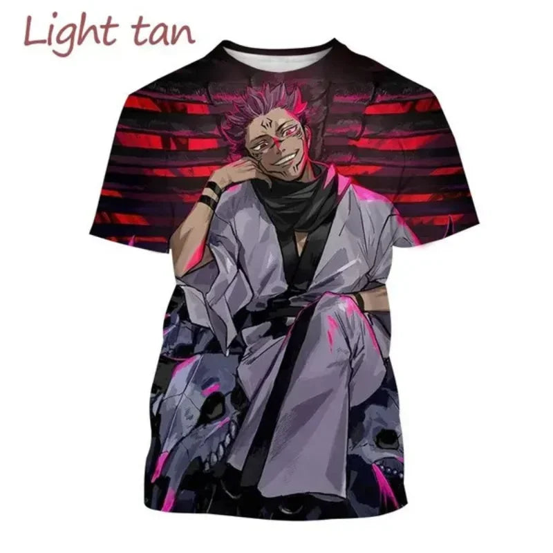 Gojo Satoru, Itadori Yuji & Sukuna 3D Print T-Shirt – Jujutsu Kaisen Anime Streetwear | Crunchyroll