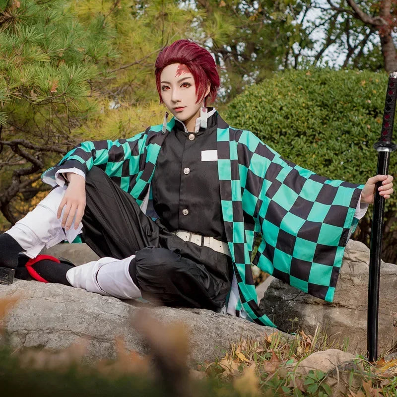 Tanjiro Cosplay Costume – Demon Slayer Kamado Tanjirou Outfit | Crunchyroll