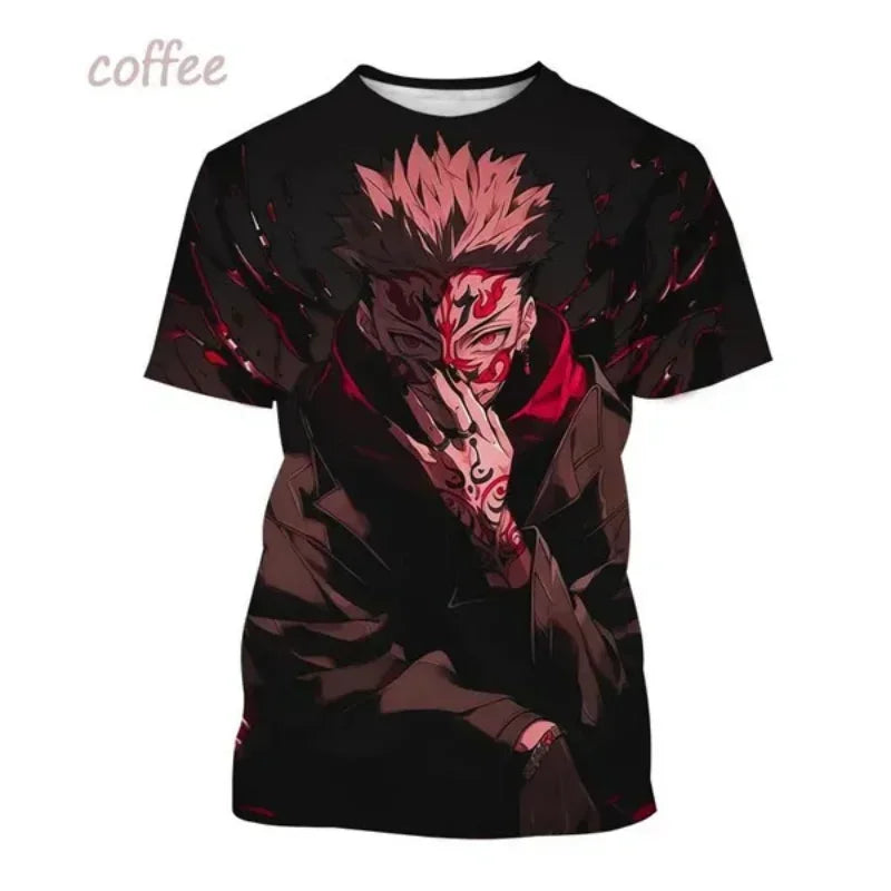 Gojo Satoru, Itadori Yuji & Sukuna 3D Print T-Shirt – Jujutsu Kaisen Anime Streetwear | Crunchyroll