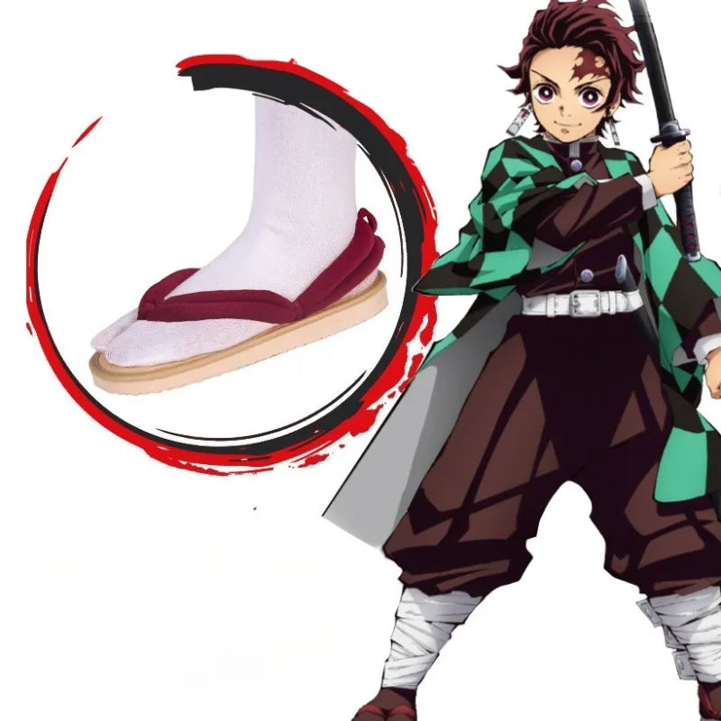 Demon Slayer Tanjiro & Nezuko Cosplay Slippers | Anime Merchandise l Crunchyroll