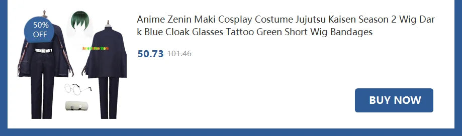 Maki Zenin Cosplay Costume | Jujutsu Kaisen Anime | Crunchyroll