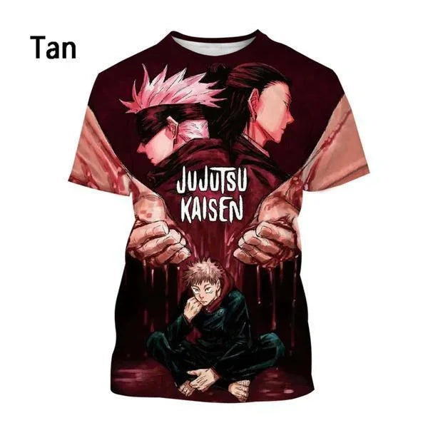Jujutsu Kaisen 3D Printed T-Shirt – Official Anime Streetwear | Crunchyroll