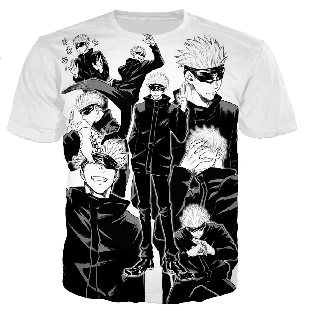 Gojo Satoru T-Shirt – Jujutsu Kaisen Anime Graphic Tee | Crunchyroll