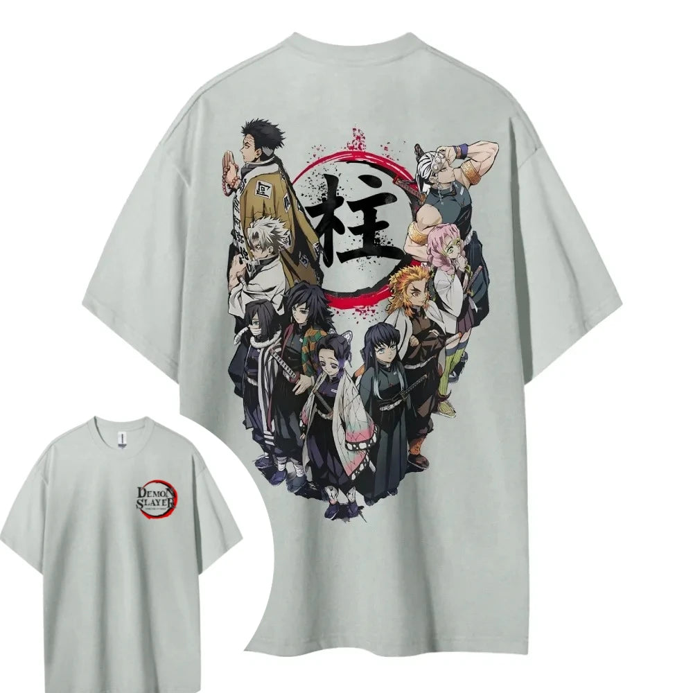 Demon Slayer T-Shirt – Official Bandai Short-Sleeve Unisex Anime Casual Top | Crunchyroll
