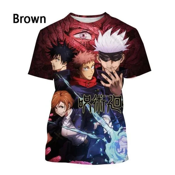Jujutsu Kaisen 3D Printed T-Shirt – Official Anime Streetwear | Crunchyroll