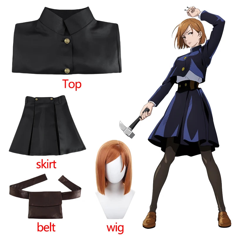Nobara Kugisaki Cosplay Costume Uniform | Jujutsu Kaisen Anime | Crunchyroll