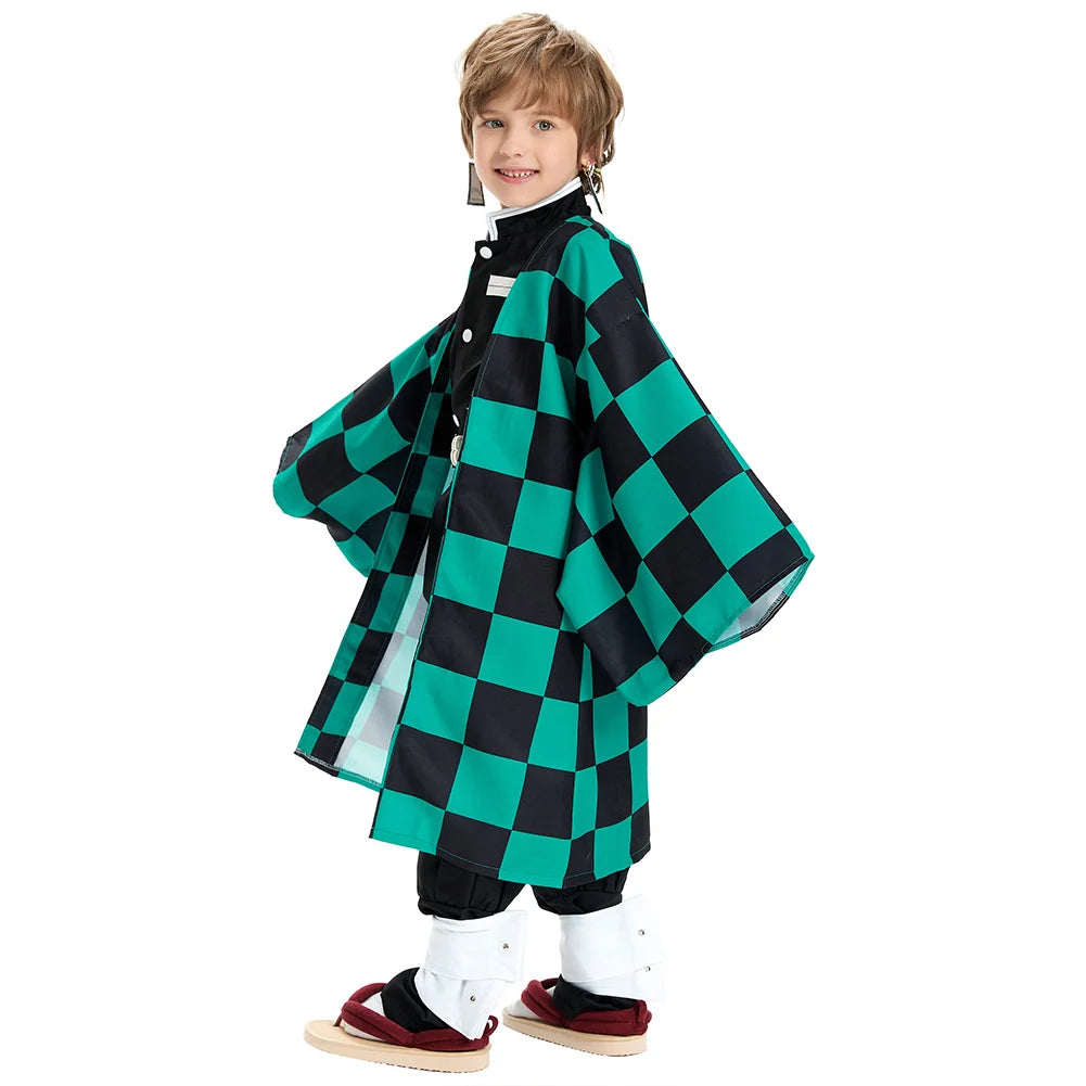 Kamado Tanjiro Cosplay Costume – Demon Slayer Anime Cosplay | Crunchyroll