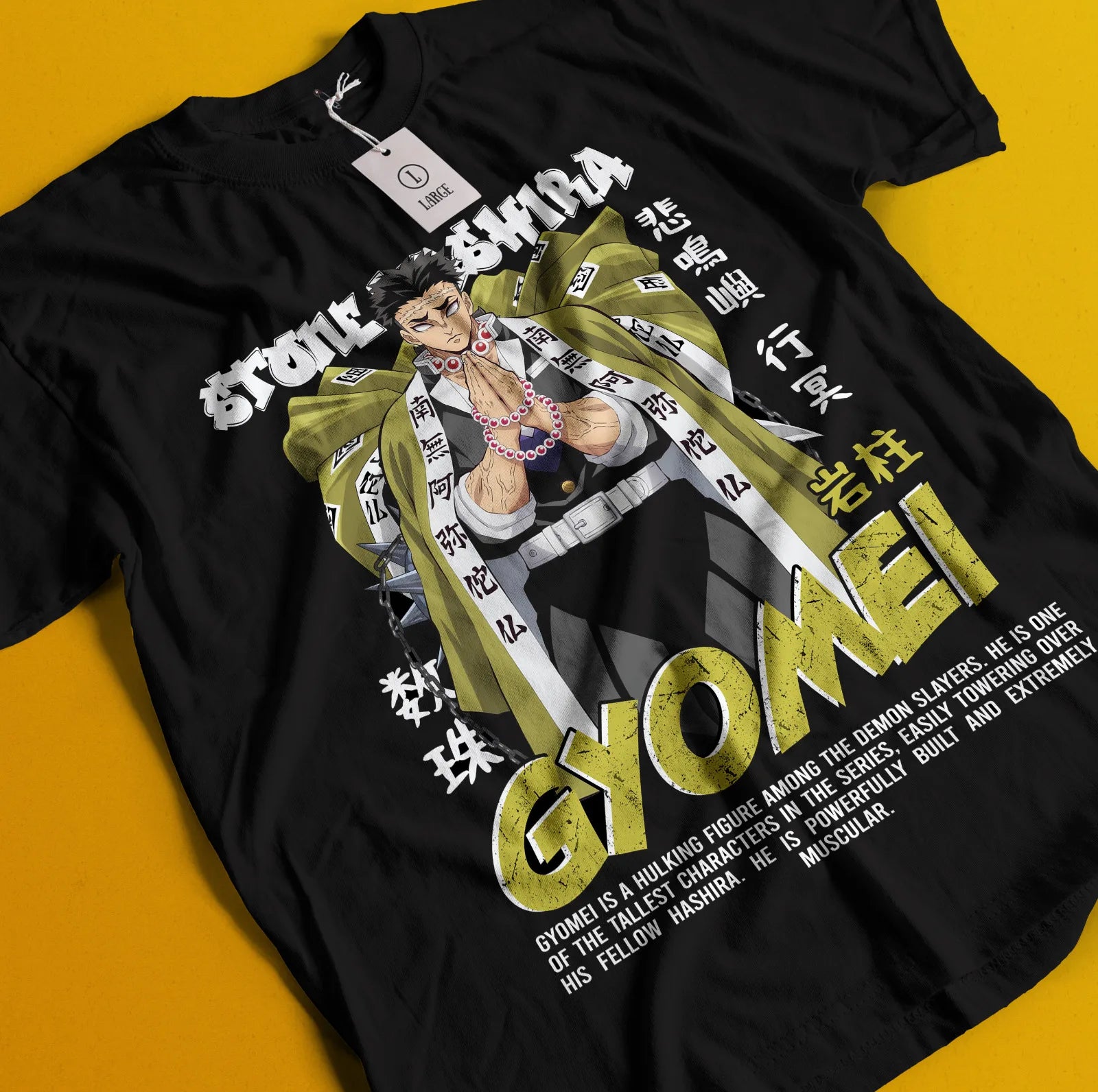 Demon Slayer Stone Hashira T-Shirt – Gyomei Himejim | Crunchyroll