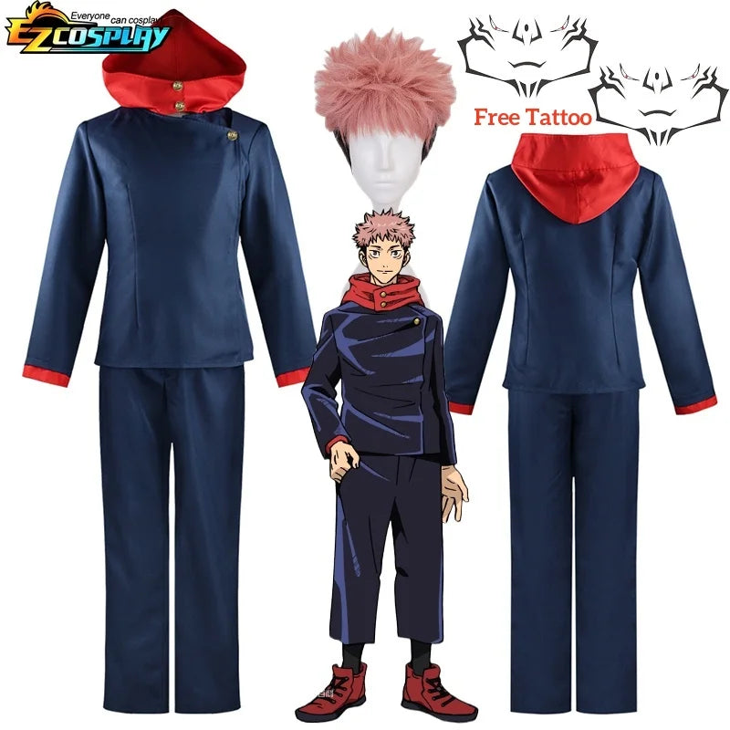Itadori Yuji Cosplay Costume – Jujutsu Kaisen Anime | Crunchyroll