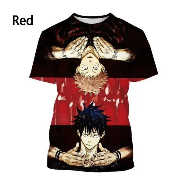 Jujutsu Kaisen 3D Printed T-Shirt – Official Anime Streetwear | Crunchyroll