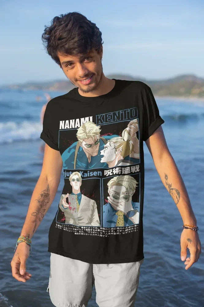 Nanami Kento Sigma T-Shirt – Jujutsu Kaisen Anime Tee | Crunchyroll