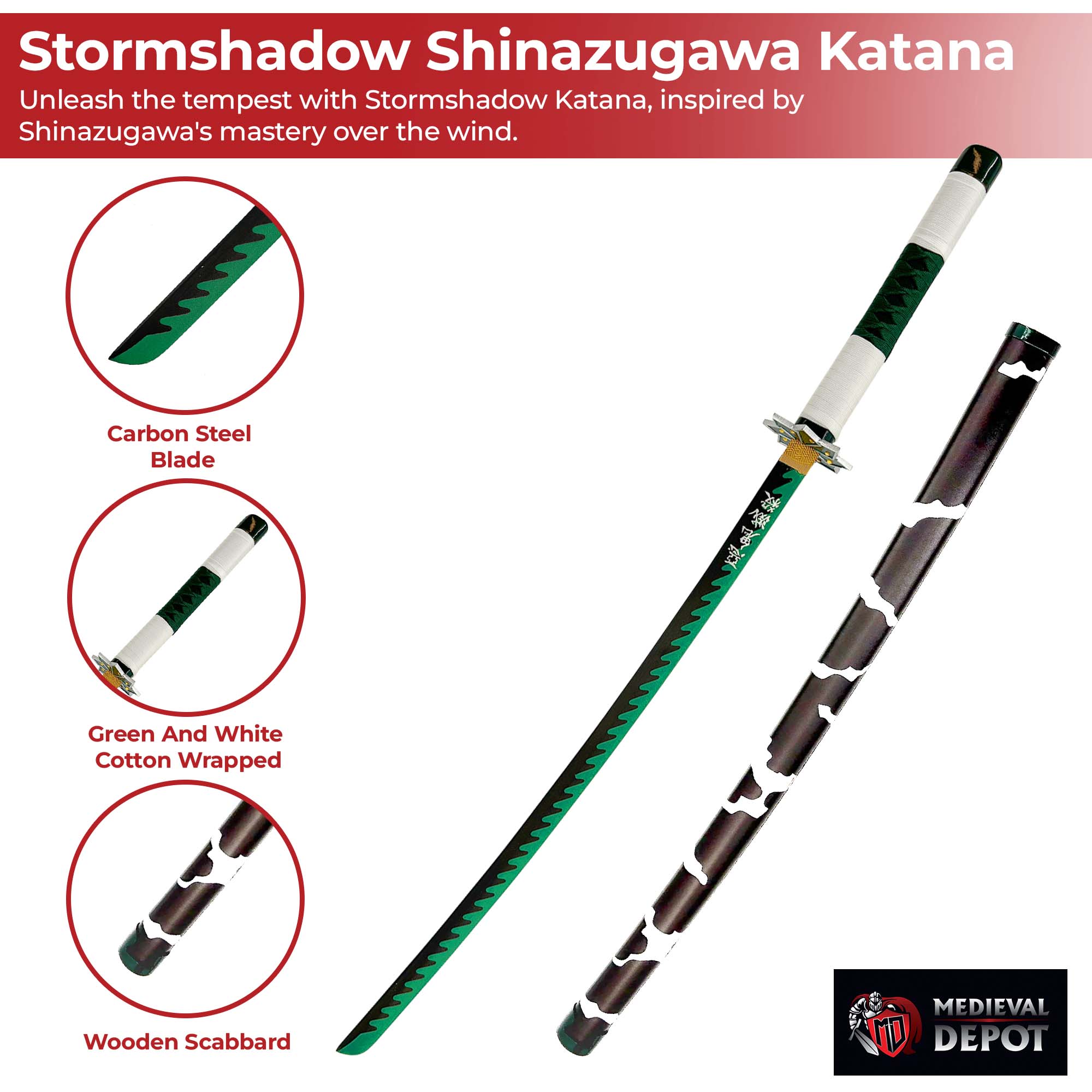 Stormshadow Shinazugawa Demon Slayer Katana-2