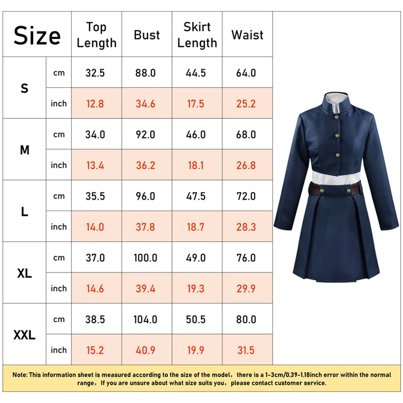 Nobara Kugisaki Cosplay Costume Uniform | Jujutsu Kaisen Anime | Crunchyroll