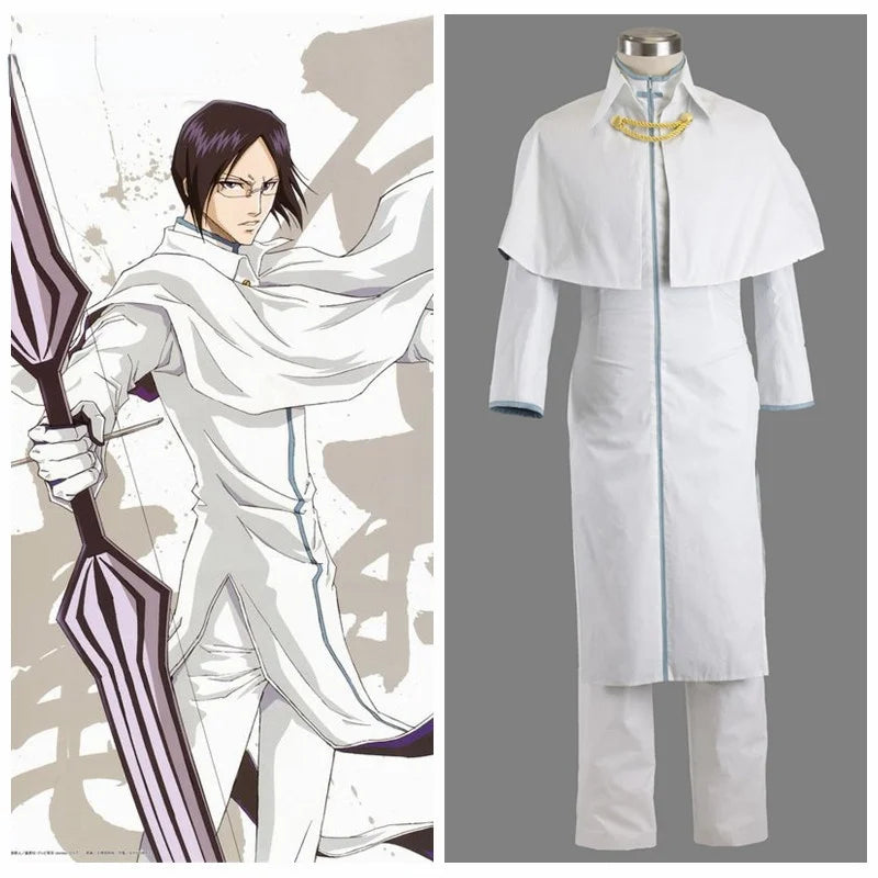 Ishida Uryu Quincy Cosplay Costume | Bleach Anime Outfit | Crunchyroll