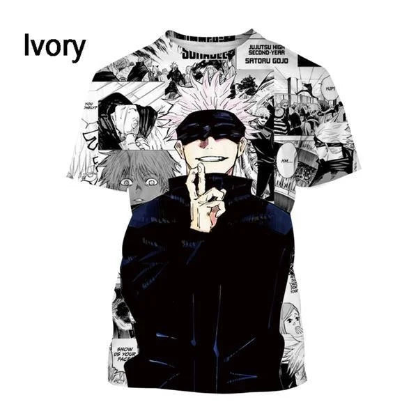 Jujutsu Kaisen 3D Printed T-Shirt – Official Anime Streetwear | Crunchyroll