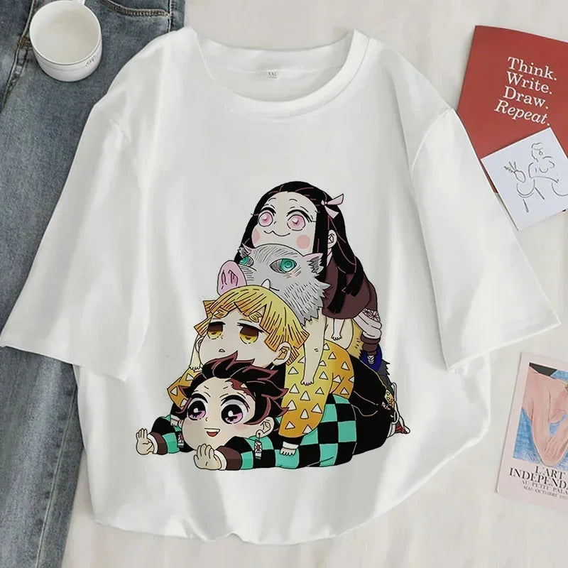 Demon Slayer Printed T-Shirt For Women | Anime Merchandise l Crunchyroll