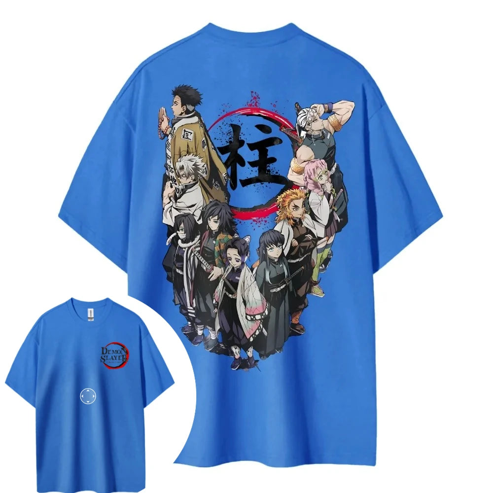 Demon Slayer T-Shirt – Official Bandai Short-Sleeve Unisex Anime Casual Top | Crunchyroll